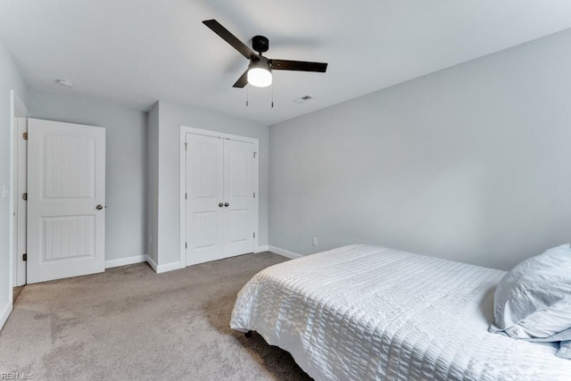 1332 Fishermans Rd, Norfolk, VA 23503 - carpeted bedroom with a closet and ceiling fan