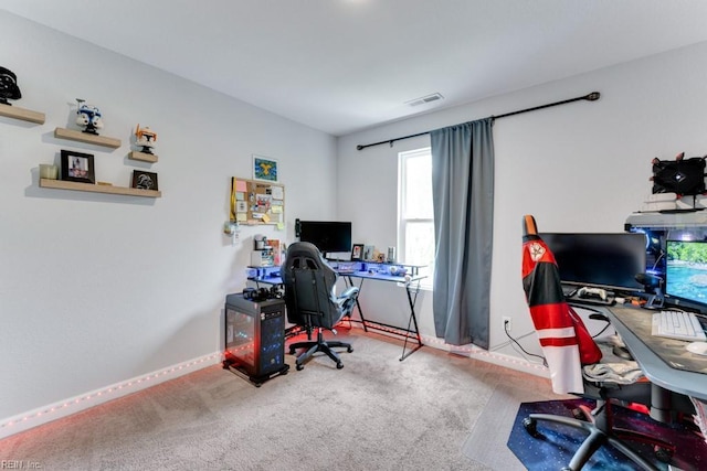 1332 Fishermans Rd, Norfolk, VA 23503 - office featuring baseboards and carpet flooring