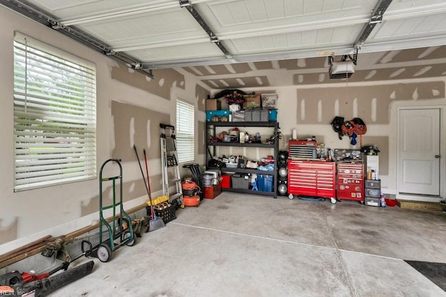 1332 Fishermans Rd, Norfolk, VA 23503 - garage featuring a garage door opener