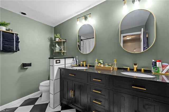 2320 Early St, Norfolk, VA 23513 - full bath featuring tile patterned floors and double vanity