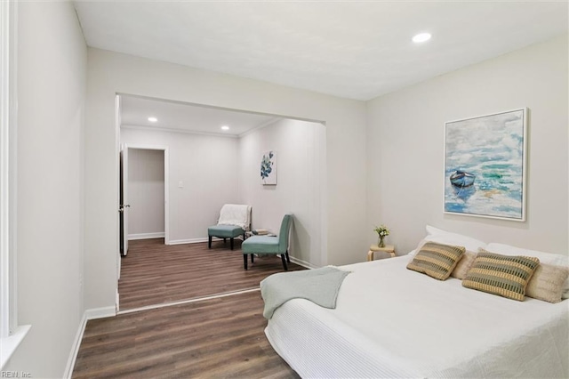 433 Queens Creek Rd, Williamsburg, VA 23185 - bedroom featuring wood finished floors and recessed lighting