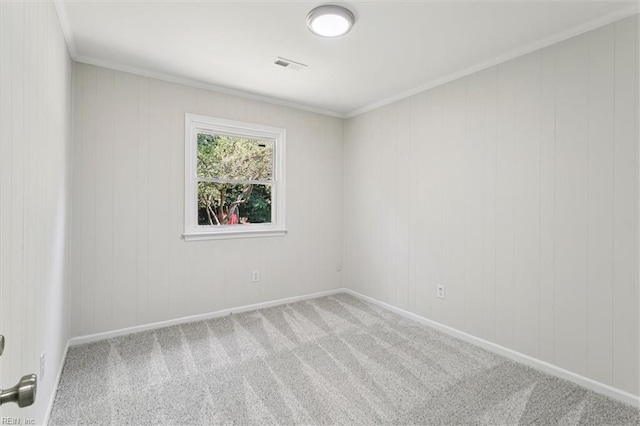 433 Queens Creek Rd, Williamsburg, VA 23185 - carpeted spare room featuring crown molding