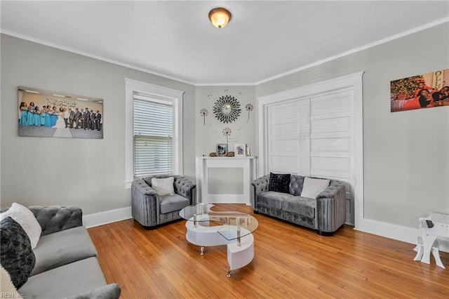 118 Saint James Ave, Suffolk, VA 23434 - living area with ornamental molding and light wood finished floors