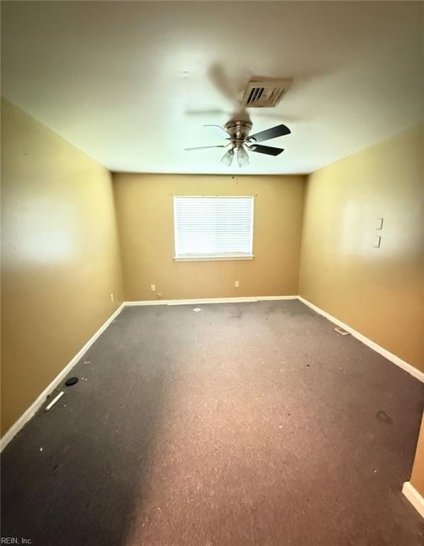5309 S Palmyra Dr, Virginia Beach, VA 23462 - empty room with baseboards and a ceiling fan