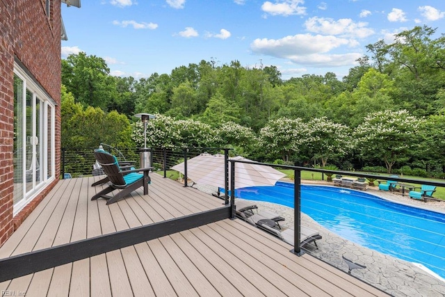 205 Napoli Ct, Chesapeake, VA 23322 - outdoor pool with a deck