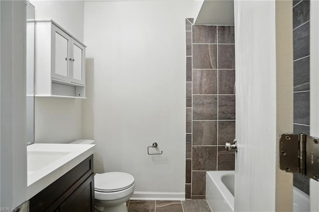 1207 Hazel Ave, Chesapeake, VA 23325 - bathroom with vanity, tile patterned flooring, and tub / shower combination