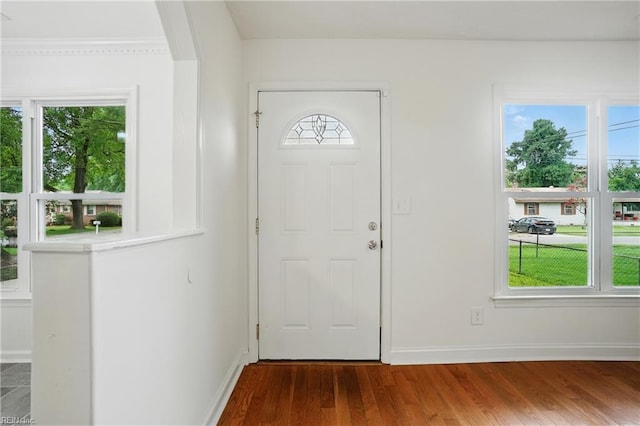 1207 Hazel Ave, Chesapeake, VA 23325 - entrance foyer featuring wood finished floors
