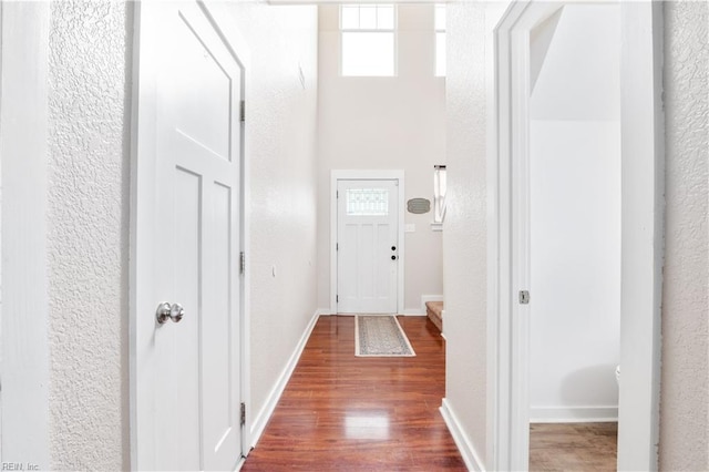 222 Craftsman Cir, Suffolk, VA 23434 - foyer with wood finished floors, healthy amount of natural light, and a textured wall