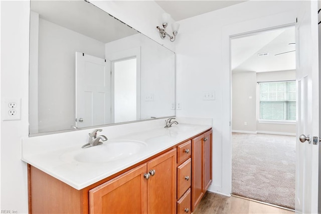 222 Craftsman Cir, Suffolk, VA 23434 - full bath featuring double vanity and baseboards