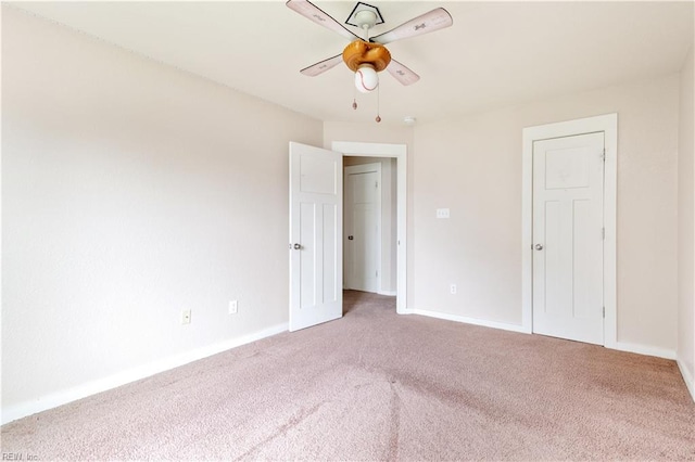 222 Craftsman Cir, Suffolk, VA 23434 - carpeted spare room featuring ceiling fan and baseboards