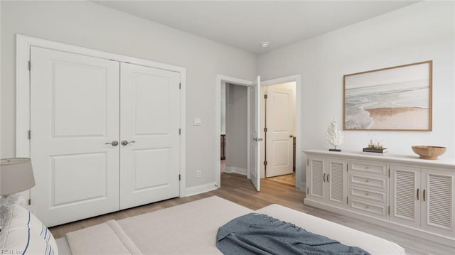 2017 Munro Ln, Chesapeake, VA 23322 - bedroom with light wood-type flooring and a closet