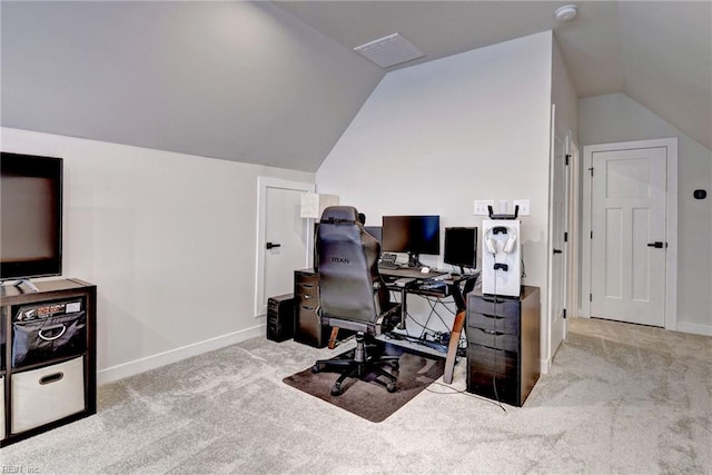 134 Fishermans Way, Poquoson, VA 23662 - carpeted office with lofted ceiling and baseboards