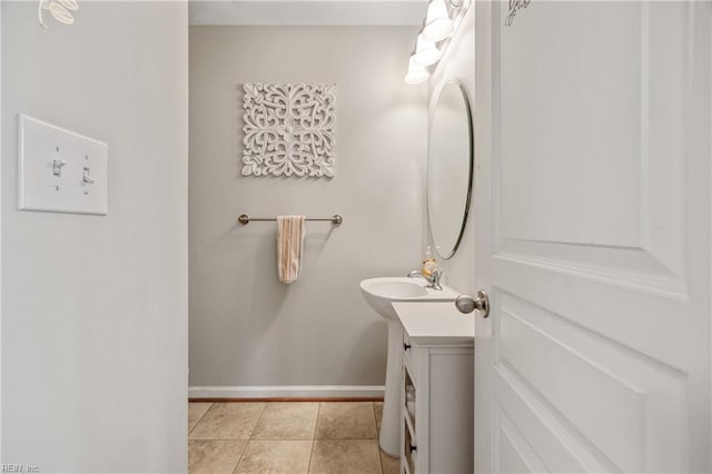 6729 Hampton Roads Pkwy Unit D, Suffolk, VA 23435 - bathroom with vanity and tile patterned floors