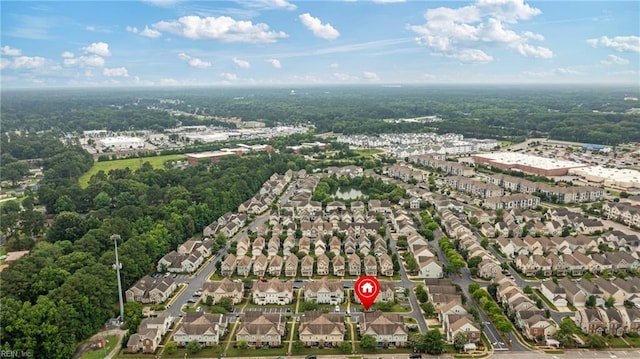 6729 Hampton Roads Pkwy Unit D, Suffolk, VA 23435 - aerial view of property and surrounding area featuring nearby suburban area