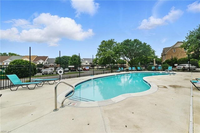 106 Genoa Dr, Hampton, VA 23664 - community pool featuring a patio and a residential view