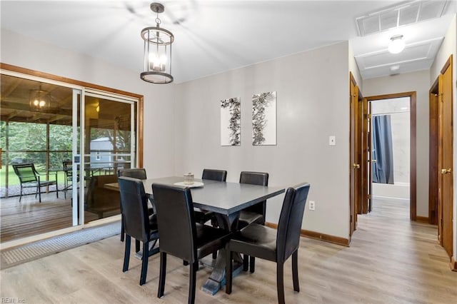 11855 Harcum Rd, Gloucester, VA 23061 - dining space with light wood-style flooring