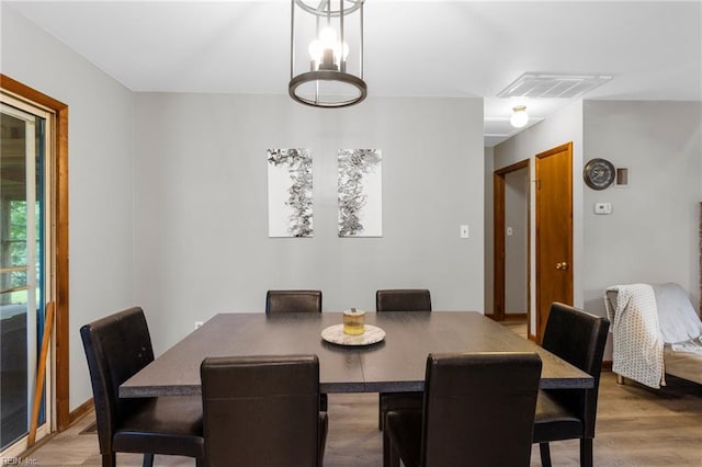 11855 Harcum Rd, Gloucester, VA 23061 - dining space featuring light wood-type flooring