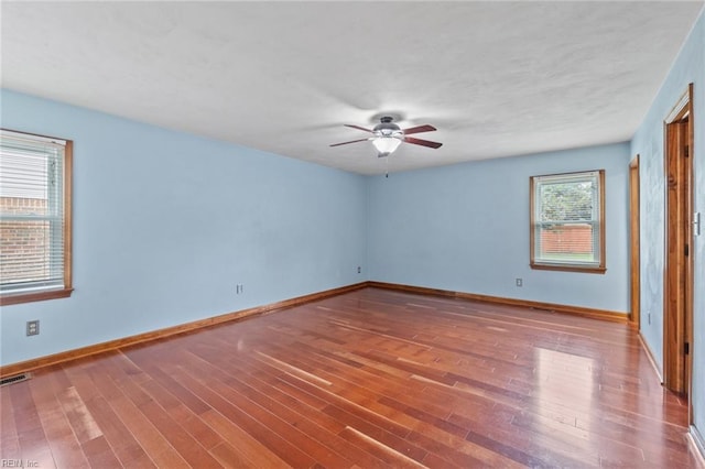3419 Filly Run, Chesapeake, VA 23323 - unfurnished bedroom with wood finished floors and a ceiling fan