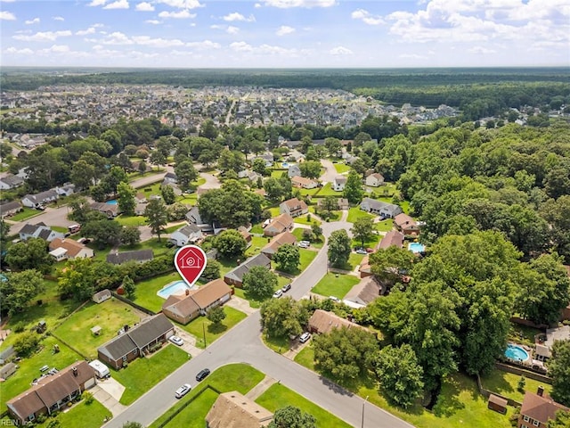 3419 Filly Run, Chesapeake, VA 23323 - aerial perspective of suburban area