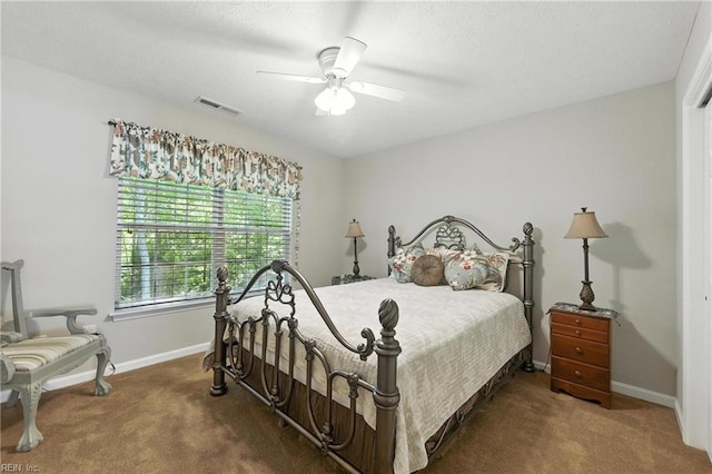 2152 Benomi Dr, Williamsburg, VA 23185 - bedroom with carpet flooring and ceiling fan