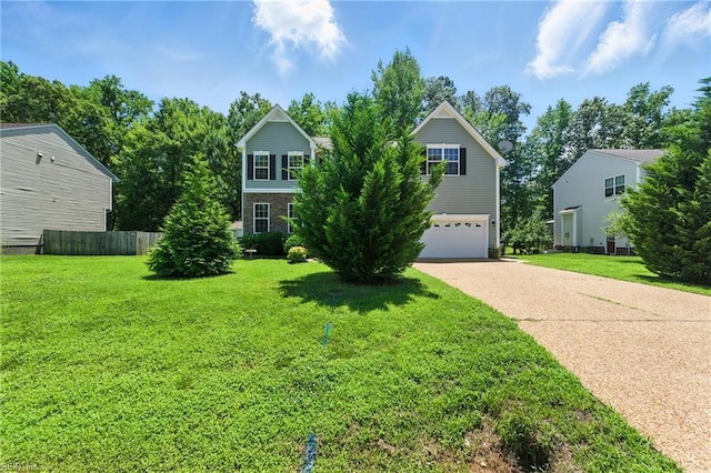 2152 Benomi Dr, Williamsburg, VA 23185 - traditional-style house with an attached garage and concrete driveway