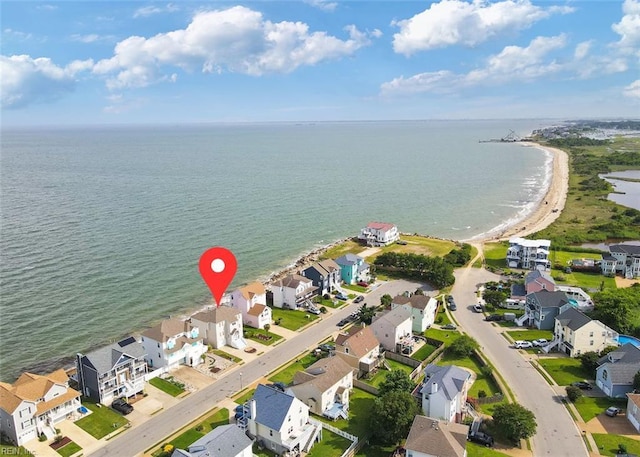 119 Grand View Dr, Hampton, VA 23664 - aerial overview of property's location with a large body of water and nearby suburban area