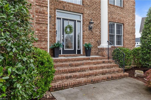 860 Greenfield Ln, Chesapeake, VA 23322 - property entrance with brick siding