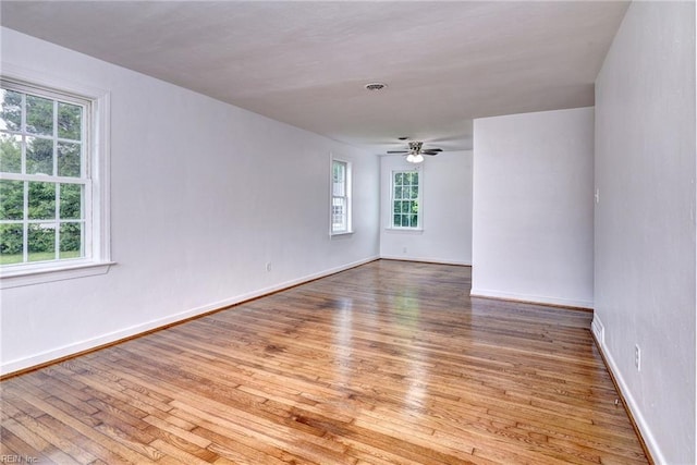 513 W Maynor Dr, Williamsburg, VA 23185 - unfurnished room featuring hardwood / wood-style flooring and a ceiling fan