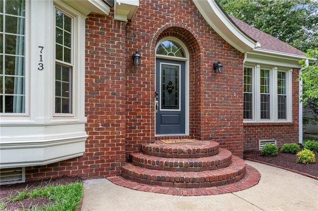 713 Tupelo Xing, Chesapeake, VA 23320 - property entrance featuring brick siding