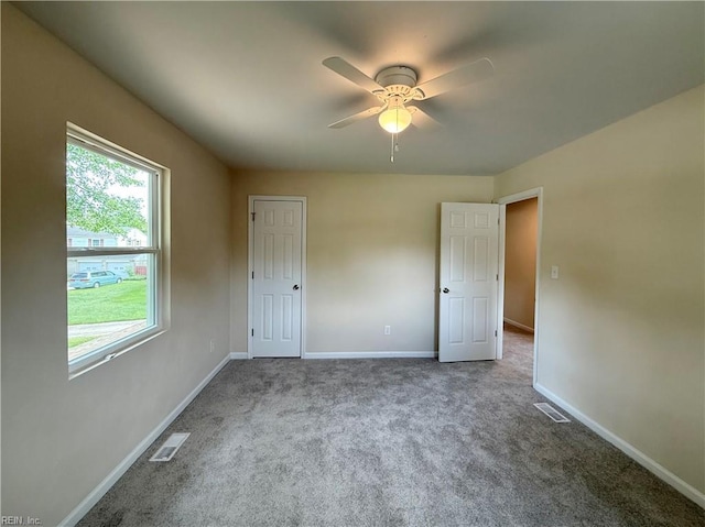3909 Old Tree Ln, Virginia Beach, VA 23452 - unfurnished bedroom with carpet floors and a ceiling fan