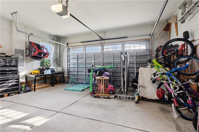 110 Sea Hero Ct, Suffolk, VA 23435 - garage featuring a garage door opener and electric panel