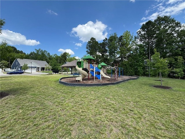 110 Sea Hero Ct, Suffolk, VA 23435 - community play area with a lawn
