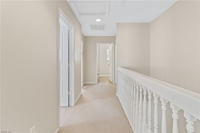1439 Otterbourne Cir, Chesapeake, VA 23320 - hallway featuring light colored carpet and baseboards
