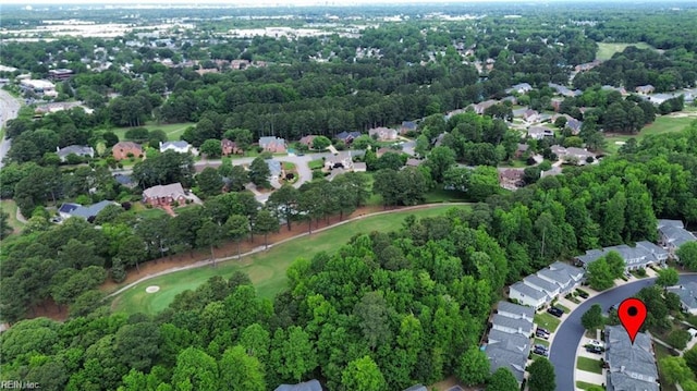 1439 Otterbourne Cir, Chesapeake, VA 23320 - aerial overview of property's location featuring nearby suburban area