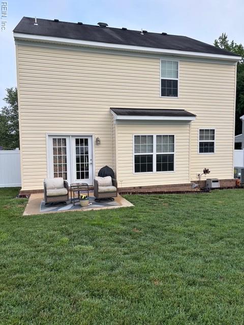 11361 Lena Rose St, Windsor, VA 23487 - rear view of property with a patio