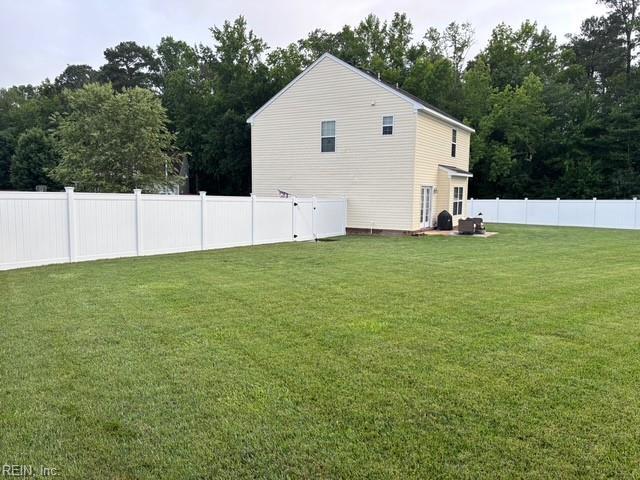 11361 Lena Rose St, Windsor, VA 23487 - view of property exterior with a fenced backyard