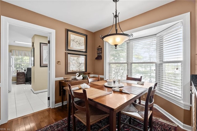 525 Pagan Rd, Smithfield, VA 23430 - dining room featuring wood-type flooring and baseboards
