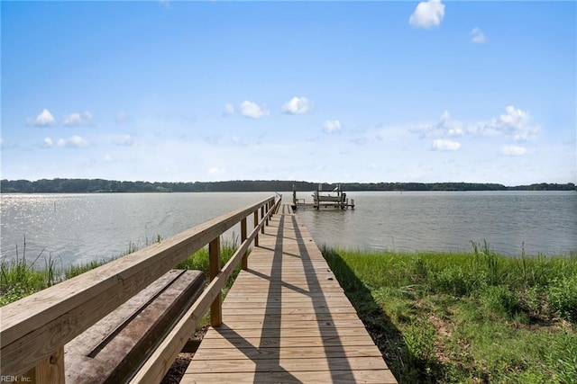 525 Pagan Rd, Smithfield, VA 23430 - dock featuring a water view