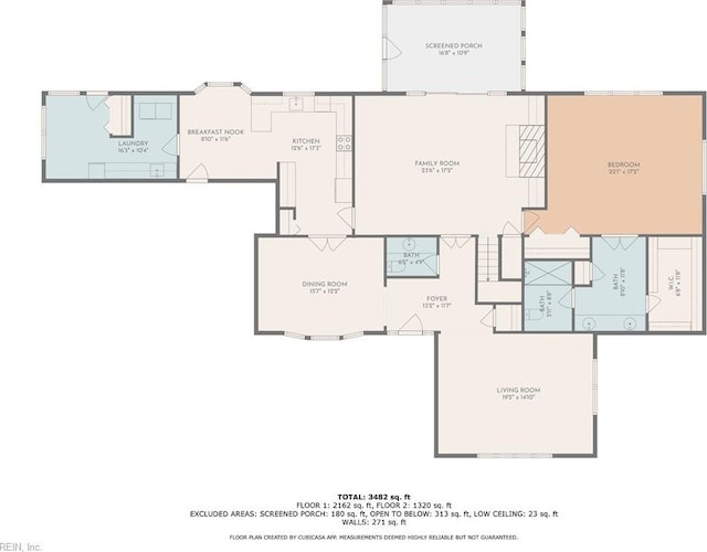 525 Pagan Rd, Smithfield, VA 23430 - view of home floor plan