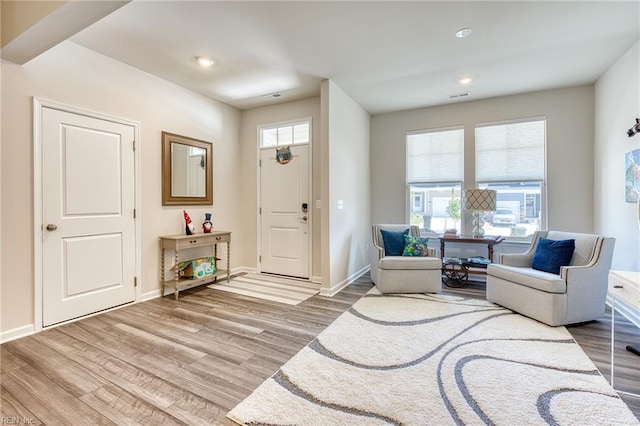 2207 Fallon Cir, Williamsburg, VA 23188 - foyer featuring wood finished floors and recessed lighting