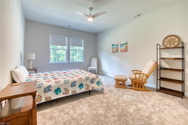 2207 Fallon Cir, Williamsburg, VA 23188 - bedroom with carpet flooring and ceiling fan