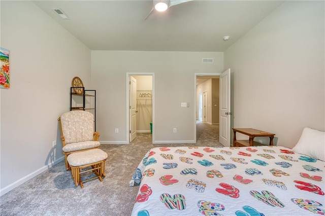2207 Fallon Cir, Williamsburg, VA 23188 - bedroom featuring carpet floors and a ceiling fan