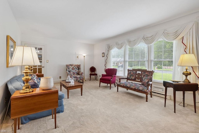32391 S Main St, Boykins, VA 23827 - living room with light colored carpet and baseboards