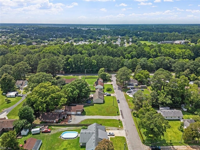 2655 Village Ave, Chesapeake, VA 23323 - aerial view of residential area featuring a heavily wooded area