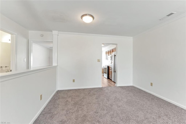 284 Windbrooke Ln, Virginia Beach, VA 23462 - empty room with light carpet and ornamental molding