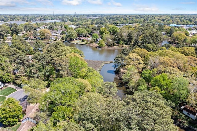 801 Kings Creek Dr, Virginia Beach, VA 23464 - view of property location featuring a nearby body of water and a heavily wooded area