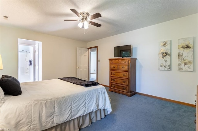 13 Fawn Cir, Hampton, VA 23666 - bedroom featuring carpet, a ceiling fan, and ensuite bath