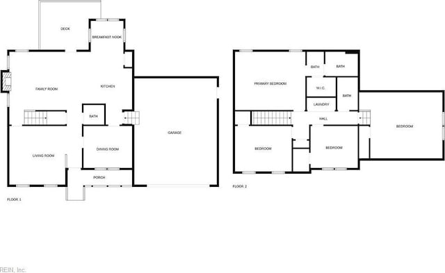 13 Fawn Cir, Hampton, VA 23666 - view of floor plan / room layout