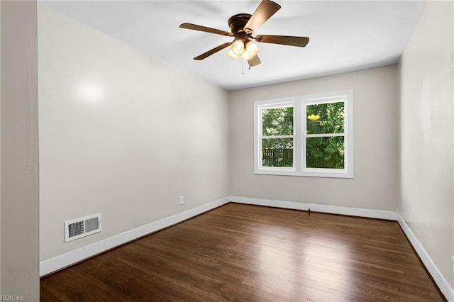 2822 Beachmont Ave, Norfolk, VA 23504 - empty room featuring wood finished floors and a ceiling fan