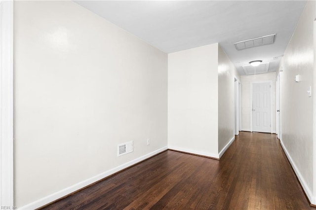 2822 Beachmont Ave, Norfolk, VA 23504 - hall with attic access and wood finished floors